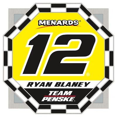 WinCraft Ryan Blaney Checkered Octagon Collector Pin