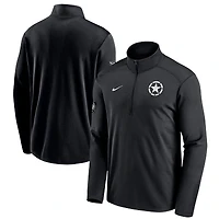 Men's Nike Black Army Black Knights 2024 Rivalry Collection Pacer Performance Half-Zip Top