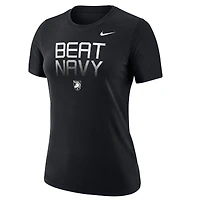 Women's Nike Black Army Black Knights 2024 Rivalry Collection Beat Navy Legend Performance T-Shirt