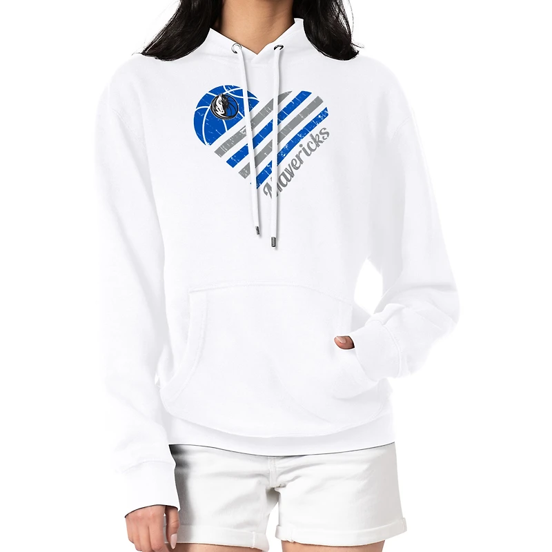 Women's G-III 4Her by Carl Banks Dallas Mavericks Heart Pullover Hoodie