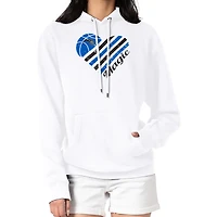 Women's G-III 4Her by Carl Banks Orlando Magic Heart Pullover Hoodie