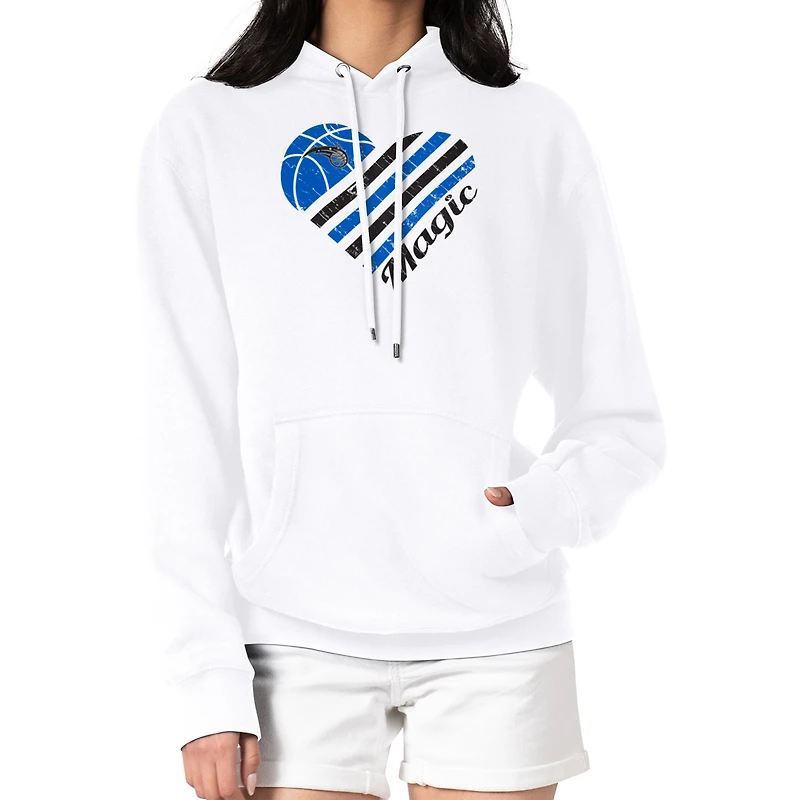 Women's G-III 4Her by Carl Banks Orlando Magic Heart Pullover Hoodie