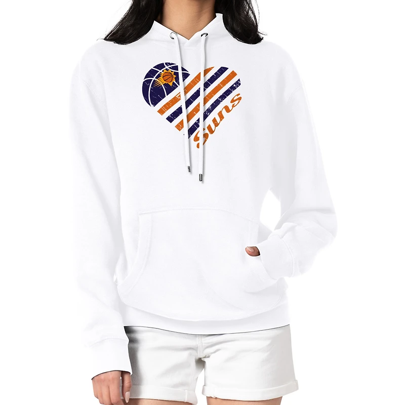 Women's G-III 4Her by Carl Banks Phoenix Suns Heart Pullover Hoodie