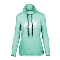 Women's Levelwear Mint Detroit Red Wings Loop Sweep Pullover Hoodie