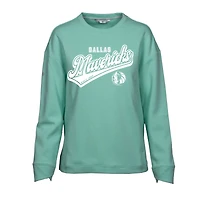 Women's Levelwear Mint Dallas Mavericks Fiona Sweep Pullover Sweatshirt