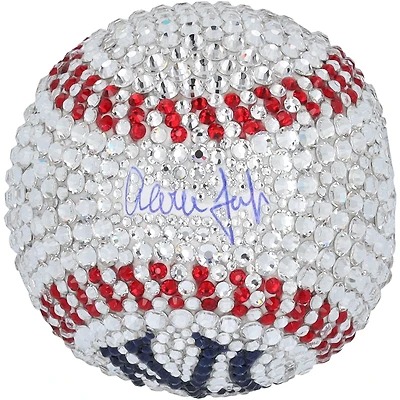 Aaron Judge New York Yankees Autographed Swarovski Crystal Baseball - Art by Rock On Sports