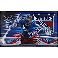 Henrik Lundqvist New York Rangers Autographed Stretched 30" x 48" Original Canvas Artwork - Art by Eric Sevigny - #1 of Limited Edition 1