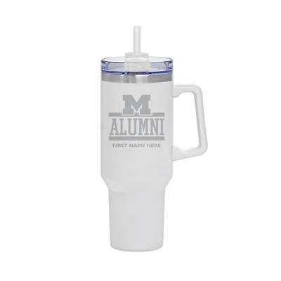 Michigan Wolverines 40oz. Rocky Alumni Personalized Tumbler