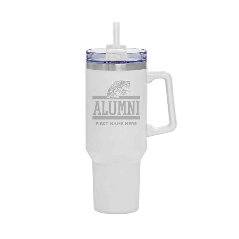 Florida A&M Rattlers 40oz. Rocky Alumni Personalized Tumbler