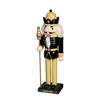 New Orleans Saints 12" Wooden Nutcracker Statue