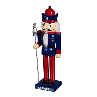New York Giants 12" Wooden Nutcracker Statue