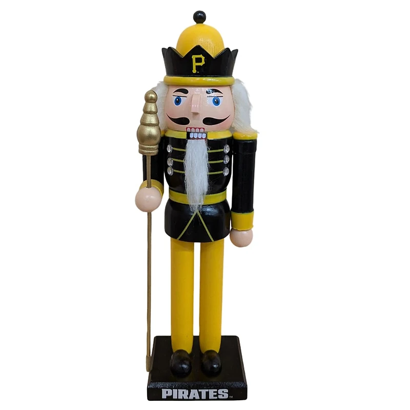 Pittsburgh Pirates 12" Wooden Nutcracker Statue