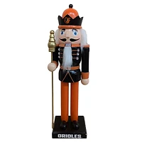 Baltimore Orioles 12" Wooden Nutcracker Statue