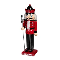 NC State Wolfpack 12" Wooden Nutcracker Statue