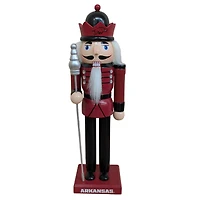 Arkansas Razorbacks 12" Wooden Nutcracker Statue