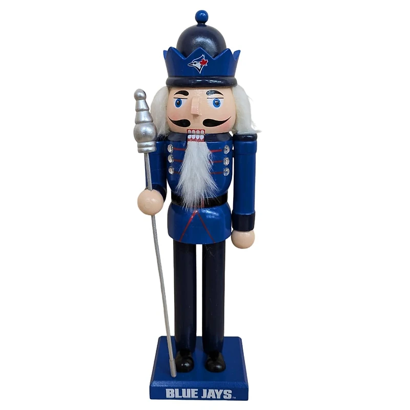 Toronto Blue Jays 12" Wooden Nutcracker Statue