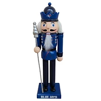 Toronto Blue Jays 12" Wooden Nutcracker Statue