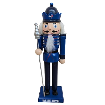 Toronto Blue Jays 12" Wooden Nutcracker Statue