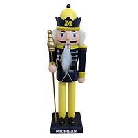 Michigan Wolverines 12" Wooden Nutcracker Statue
