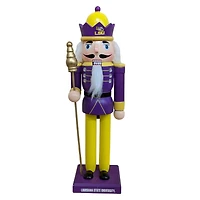 LSU Tigers 12" Wooden Nutcracker Statue