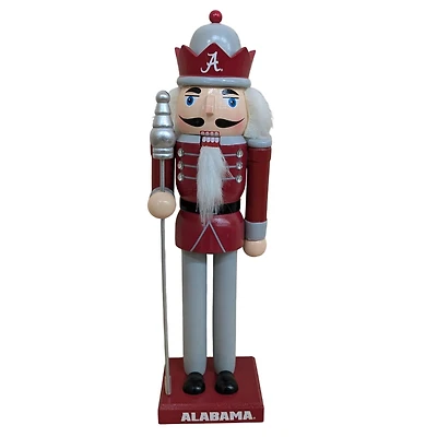 Alabama Crimson Tide 12" Wooden Nutcracker Statue