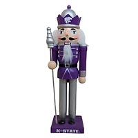 Kansas State Wildcats 12" Wooden Nutcracker Statue