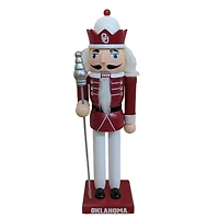 Oklahoma Sooners 12" Wooden Nutcracker Statue