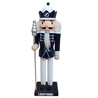 Tampa Bay Lightning 12" Wooden Nutcracker Statue