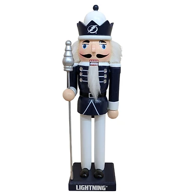 Tampa Bay Lightning 12" Wooden Nutcracker Statue
