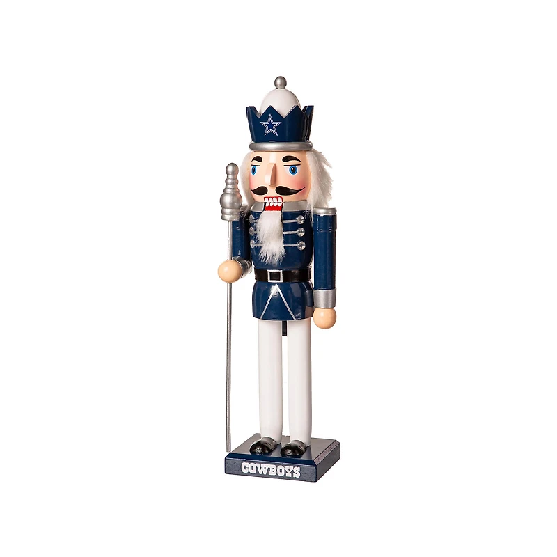 Dallas Cowboys 12" Wooden Nutcracker Statue