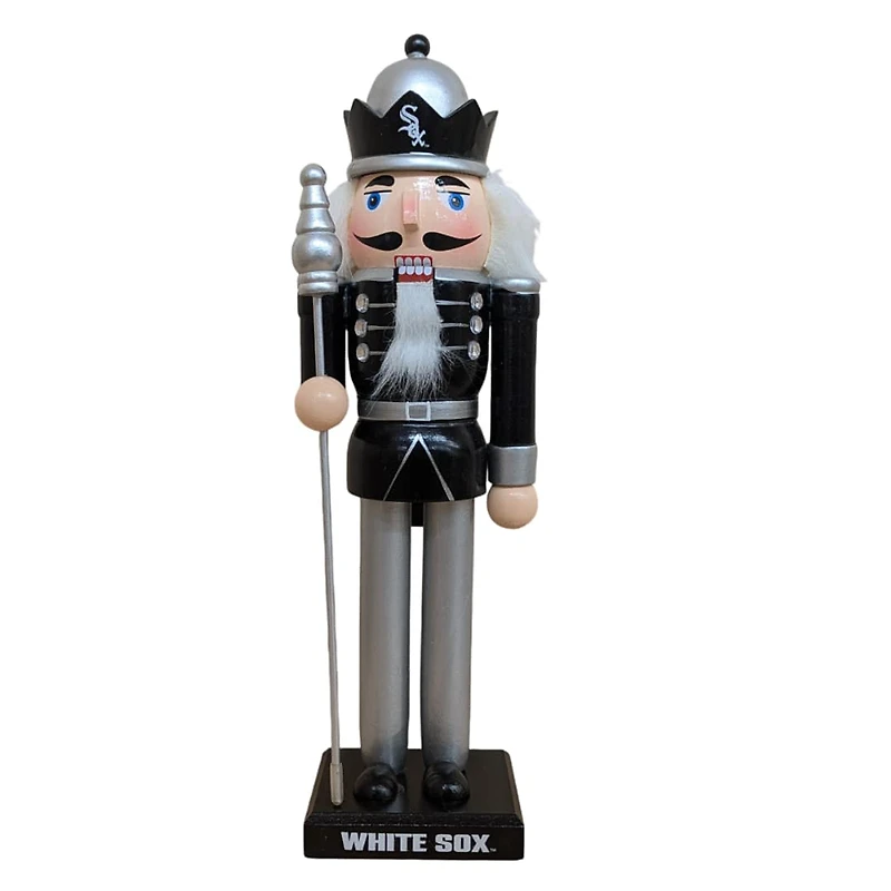 Chicago White Sox 12" Wooden Nutcracker Statue