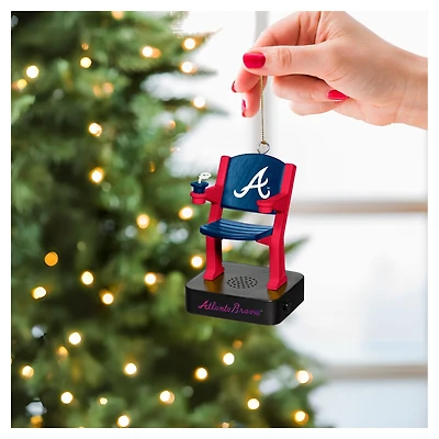 Atlanta Braves Stadium Seat Ornament with Sound