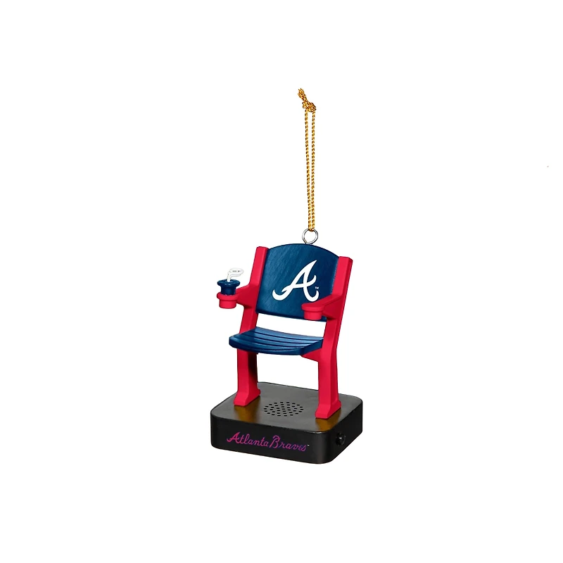 Atlanta Braves Stadium Seat Ornament with Sound