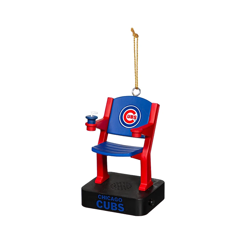 Chicago Cubs Stadium Seat Ornament with Sound