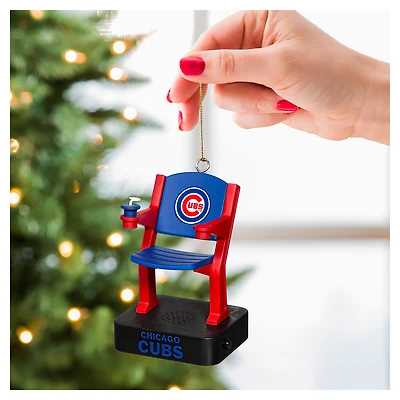 Chicago Cubs Stadium Seat Ornament with Sound