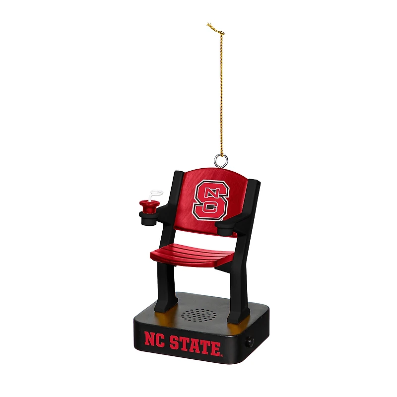 NC State Wolfpack Stadium Seat Ornament with Sound