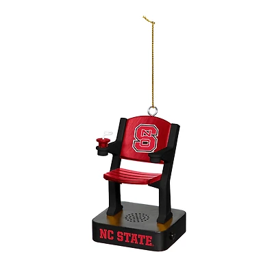 NC State Wolfpack Stadium Seat Ornament with Sound