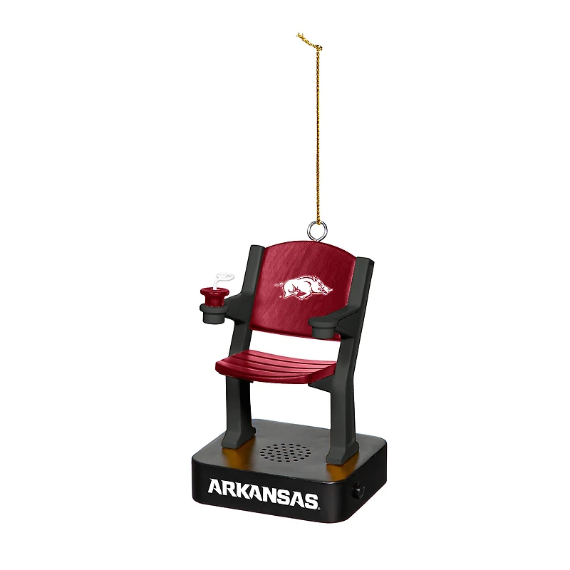 Arkansas Razorbacks Stadium Seat Ornament with Sound