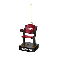 Arkansas Razorbacks Stadium Seat Ornament with Sound