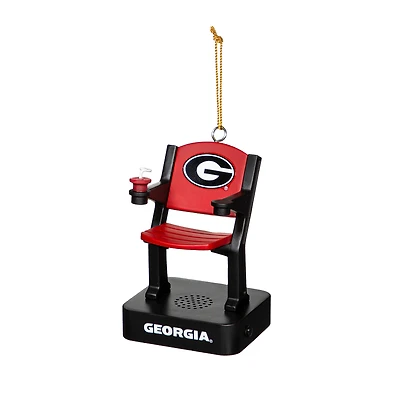 Georgia Bulldogs Stadium Seat Ornament with Sound