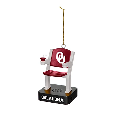 Oklahoma Sooners Stadium Seat Ornament with Sound