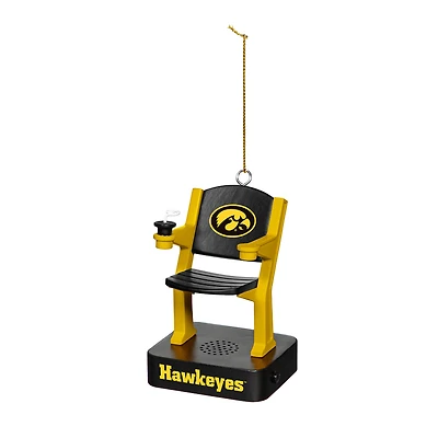 Iowa Hawkeyes Stadium Seat Ornament with Sound