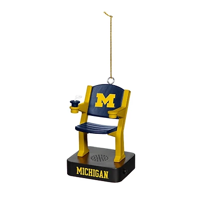 Michigan Wolverines Stadium Seat Ornament with Sound