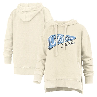 Women's Pressbox  Cream North Carolina Tar Heels Marni Pullover Hoodie