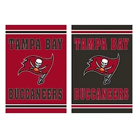 Tampa Bay Buccaneers 12.5" x 18" Double-Sided Embossed Suede Garden Flag