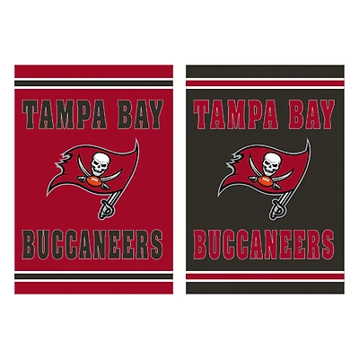 Tampa Bay Buccaneers 12.5" x 18" Double-Sided Embossed Suede Garden Flag