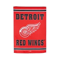 Detroit Red Wings 12.5" x 18" Double-Sided Embossed Suede Garden Flag