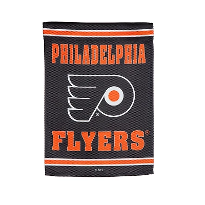 Philadelphia Flyers 12.5" x 18" Double-Sided Embossed Suede Garden Flag