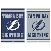 Tampa Bay Lightning 12.5" x 18" Double-Sided Embossed Suede Garden Flag