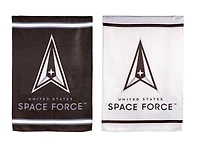 Space Force 12.5" x 18" Double-Sided Embossed Suede Garden Flag